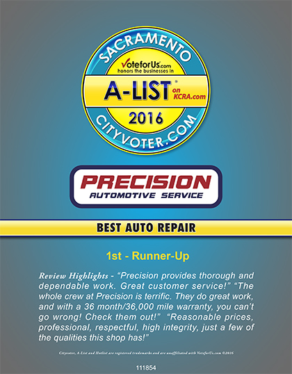 Sacramento's Auto Service Professionals | Precision Automotive Service